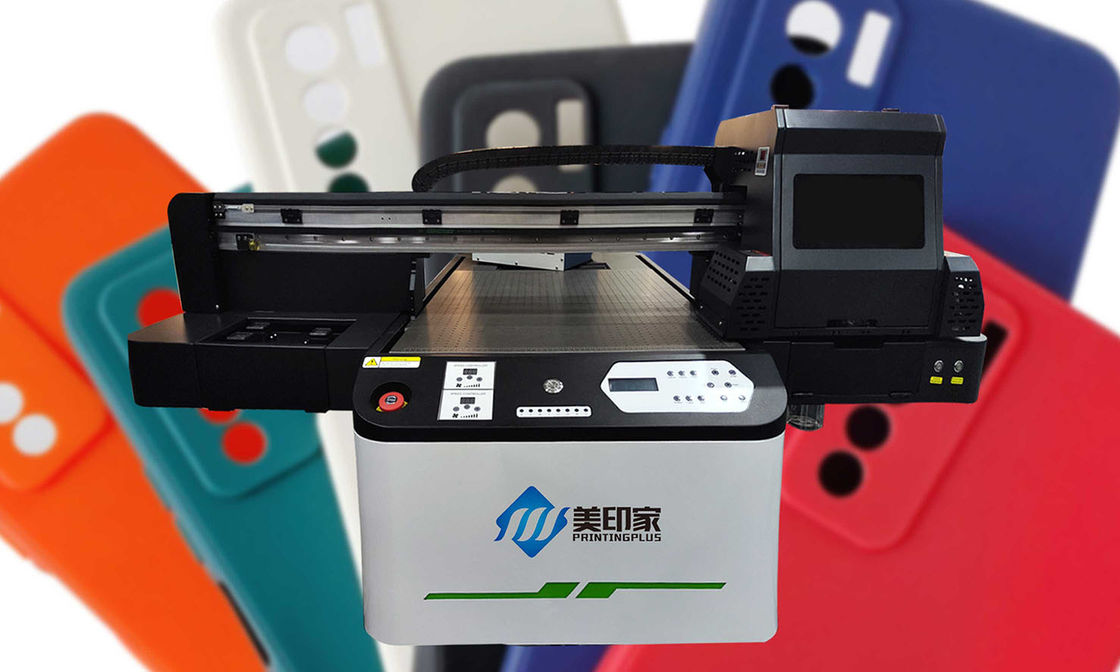 CMYK Impresora LED UV de alta capacidad para acabados imprimibles Brillante hasta 220 KG