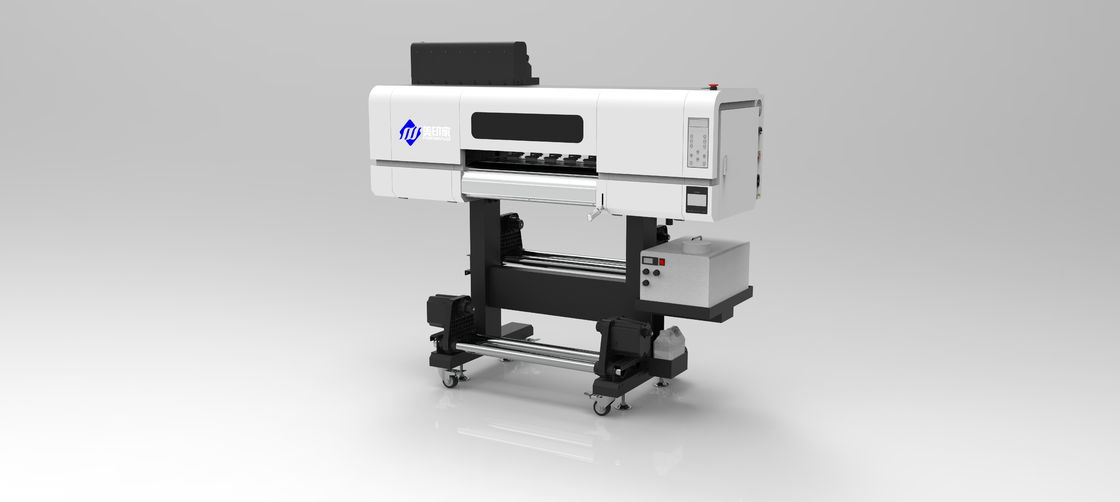 Impresora UV DTF de 1800 DPI para calentamiento de rodillos con tinta UV de 1500 ml para impresión en blanco CMYK
