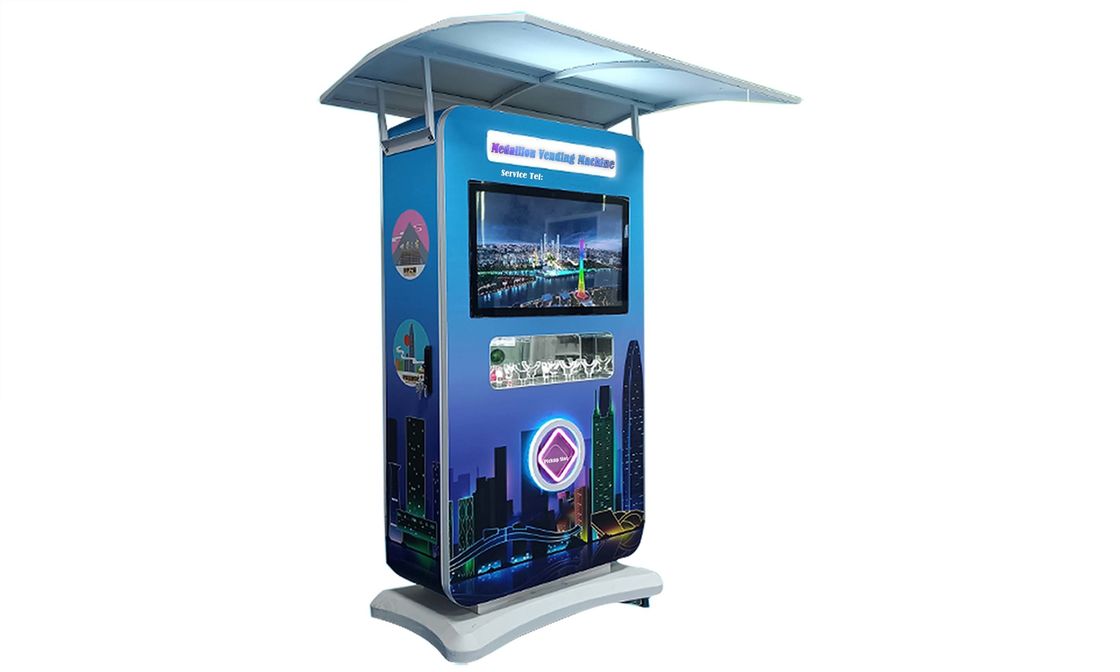 100 piezas / canal personalizar variedad de color automático máquina expendedora de recuerdos