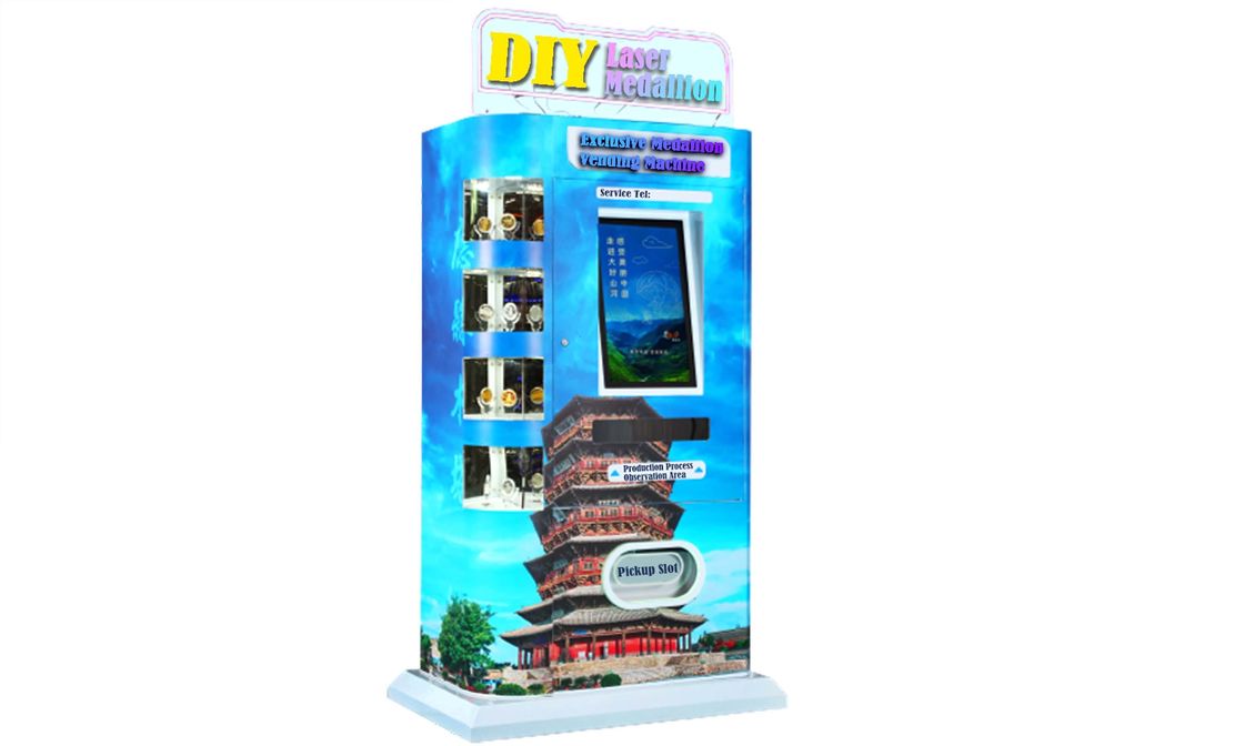 Máquina de venta automática con conectividad 4G / WIFI / cableada y colores personalizables