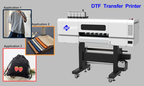 Impresora DTF de película de PET de 620 mm con cabeza de impresión EPSON-I3200 A1 Peso neto de 200 kg
